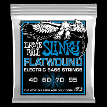Struny Ernie Ball Extra Slinky Cobalt Flatwound Bass 40-95 (2815)
