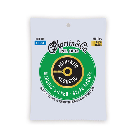 Struny Martin Authentic Acoustic Marquis Silked 80/20 Bronze 13-56 (MA150S)
