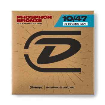 Struny Dunlop Acoustic Phosphor Bronze 12-string 10-47 (DAP1047J)