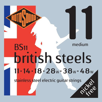 Struny Rotosound British Steels Electric Regular 11-48 (BS11)