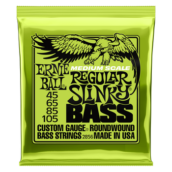 Struny Ernie Ball Regular Slinky Medium Scale Bass Nickel Wound 45-105 (2856)