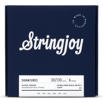 Stringjoy BA30130XL struny do gitary basowej niklowane 30-130 6-str Extra Long