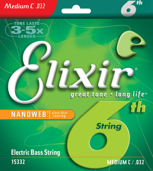 Struna Elixir NanoWeb .032 basowa C-1 Medium (15332)