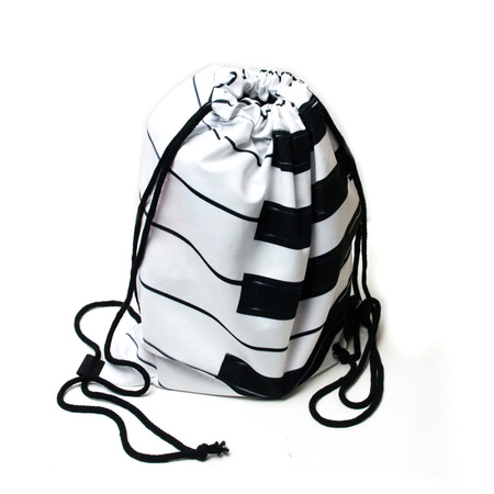 Worek plecak muzyczny wzór klawiatura pianino