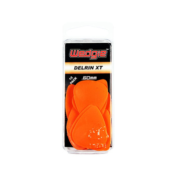 12 x kostka gitarowa profilowana z gripem Wedgie Delrin XT 0.60mm