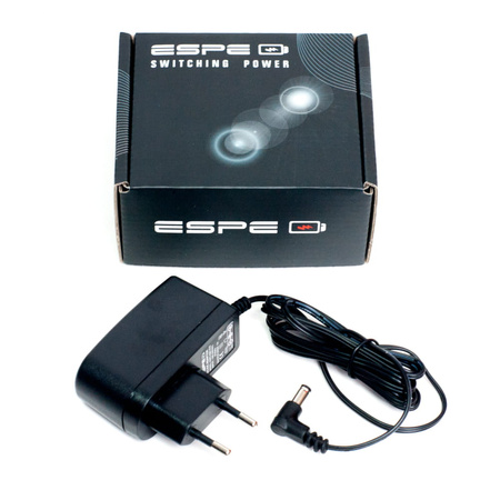 Zasilacz stabilizowany ESPE 9V/1000mA do efektów gitarowych