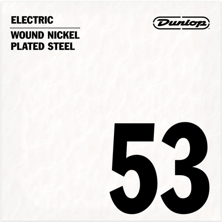 Struna Dunlop Nickel-Plated Electric Guitar Single String .053 DEN53