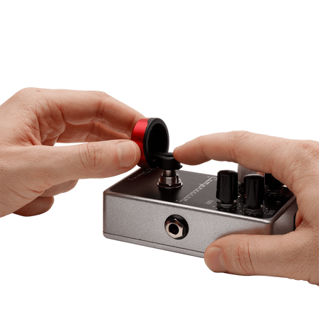 D'Addario XPND Footswitch Topper 2 szt. czerwony/błękitny PW-FST-02BURD