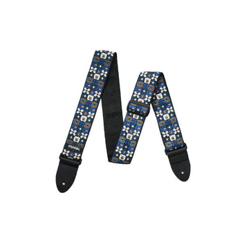 Pasek do gitary żakardowy Dunlop Winterland Blue D67-01BL