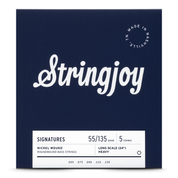Stringjoy BA55135LS struny do gitary basowej niklowane 55-135 5-str