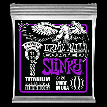 Struny Ernie Ball Coated Titanium RPS Super Slinky 11-48 (3120)