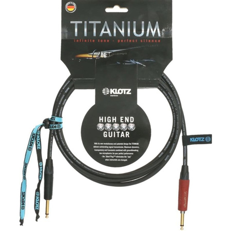 Kabel instrumentalny KLOTZ Titanium Silent Plug 4,5m
