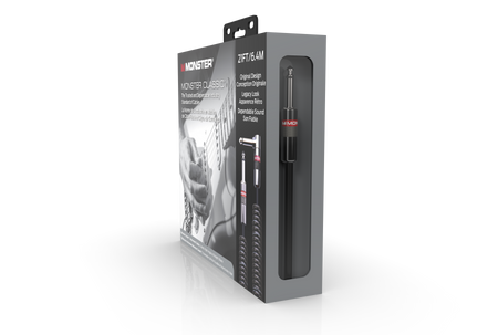 Kabel gitarowy spiralny Monster Cable Prolink CLASSIC 6,4m kątowy
