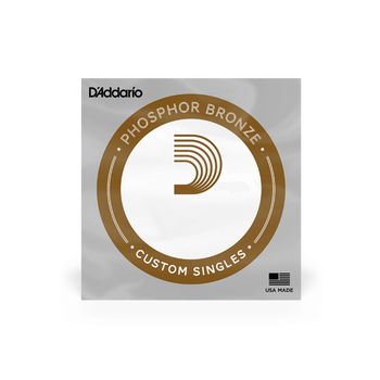 Struna pojedyncza D'Addario Single Phosphor Bronze Wound .059