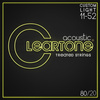 Struny Cleartone Acoustic 80/20 Bronze Extra Light 11-52