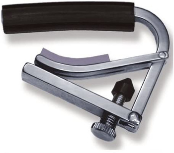 Kapodaster Shubb Standard do gitar akustycznych/elektrycznych 12 strunowych polerowany niklowany C3