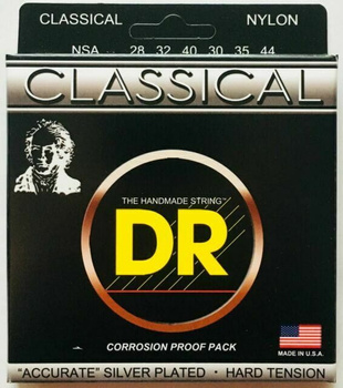 Struny DR Nylon Classical Hard Tension
