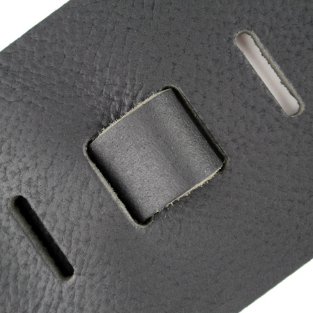 Pasek do gitary skórzany RICHTER Raw III Punch Black