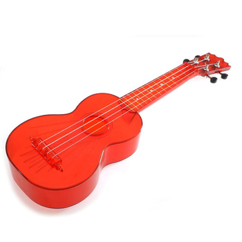 Ukulele sopranowe Koki'o transparentne czerwone U-PLAS-TRD