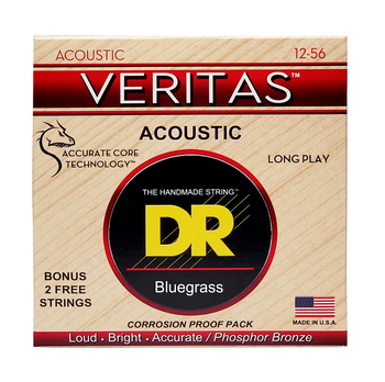 DR Struny do gitary akustycznej Veritas 12-56 VTA-12/56