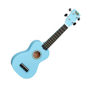 Ukulele sopranowe błękitne z pokrowcem Korala UKS-30-LBU