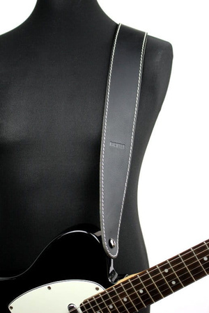 Pasek do gitary skórzany RICHTER Raw II Contour Torro Black