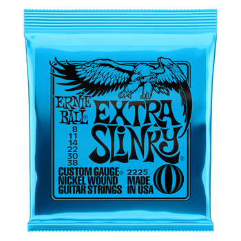 Struny Ernie Ball Extra Slinky Nickel Wound 8-38 (2225)