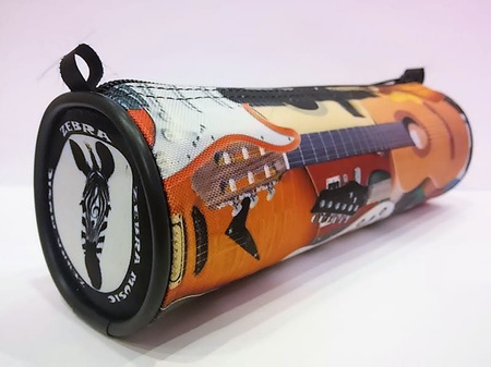 Piórnik szkolny muzyczny z gitarami