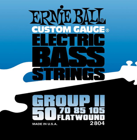 Struny Ernie Ball Flat Wound Group II Electric Bass 50-105 (2804)