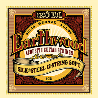 Struny Ernie Ball Earthwood Silk&Steel 12-string Soft Acoustic 80/20 Bronze (2051)