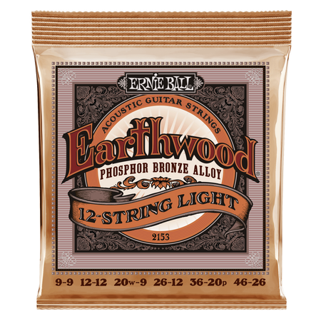 Struny Ernie Ball 12-Strings Earthwood Phosphor Bronze 9-46 (2153)