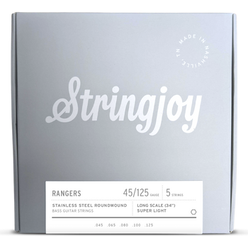 Struny do gitary basowej Stringjoy RANGERS stalowe 45-125 5-str (RA45125LS)