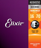 Struny Elixir NanoWeb 80/20 Bronze 16-70 Baritone (11306)