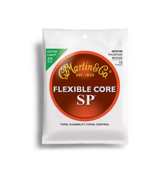 Struny Martin SP Flexible Core SP 92/8 Phosphor Bronze Extra Light 12-strings 10-54 MFX700