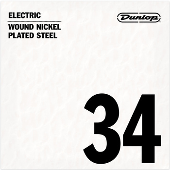 Struna Dunlop Nickel-Plated Electric Guitar Single String .034 DEN34