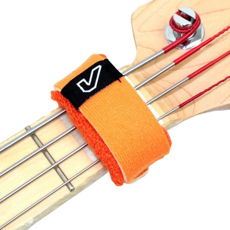 Opaska tłumiąca Gruv Gear Fretwraps Large pomarańczowa