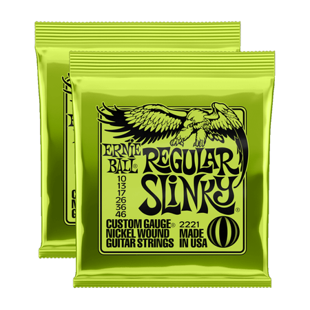 2 x Struny Ernie Ball Regular Slinky Nickel Wound 10-46 (2221)