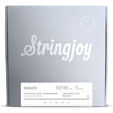 Struny do gitary basowej Stringjoy RANGERS stalowe 50-130 5-str (RA50130LS)
