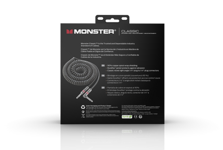 Kabel gitarowy spiralny Monster Cable Prolink CLASSIC 6,4m kątowy