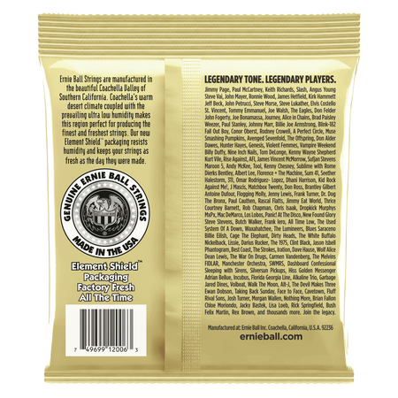 Struny Ernie Ball Earthwood Extra Light  Acoustic 80/20 Bronze 10-50 (2006)