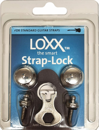 Zaczepy paska Strap Lock LOXX Music Box Standard Chrome