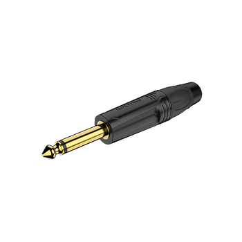 Wtyk Roxtone Jack 6,3mm mono prosty RJ2P-BG