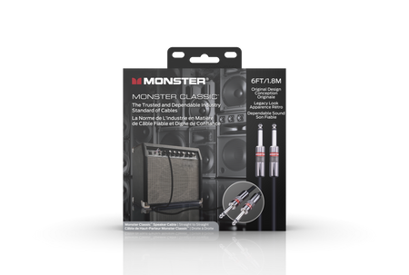 MONSTER CABLE kabel głośnikowy CLASSIC 1.8m jack 1/4 prosty - jack 1/4 prosty