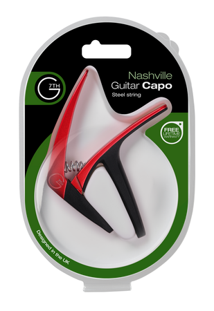 Kapodaster G7th Nashville Steel String Red do gitary akustycznej i elektrycznej
