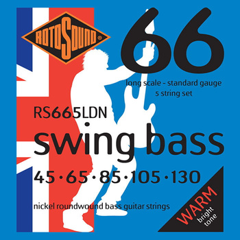 Struny Rotosound Swing Bass Nickel 5-strings 45-130 (RS665LDN)