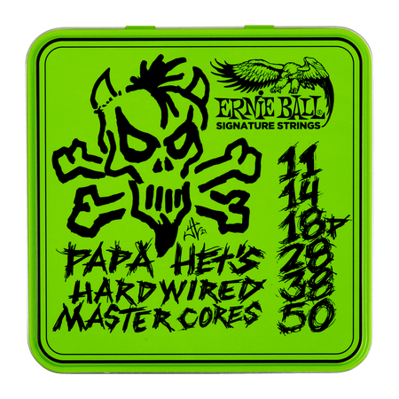 Kolekcjonerska puszka ze strunami Ernie Ball Papa Het's Hardwired 11-50 3PACK 3821