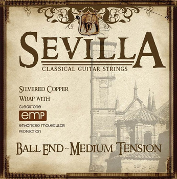 Struny Sevilla Enhanced Molecular Protection Ball End - Medium Tension (CT8442)