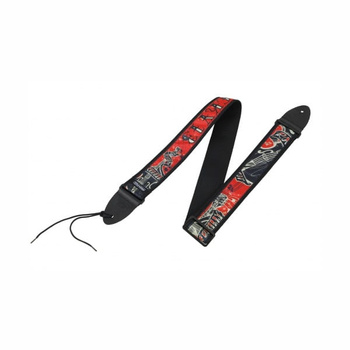 Pasek do gitary Dunlop Lucky 13 Rockabilly D38-40RB