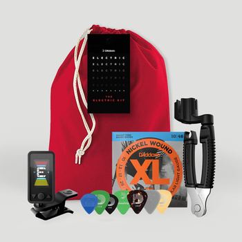 Promocyjny zestaw D'Addario do gitary elektrycznej pod choinkę EXL110