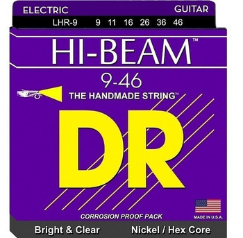 Struny DR Hi-Beams Electric Guitar Nickel/Hex Core 9-46 (LHR-9)